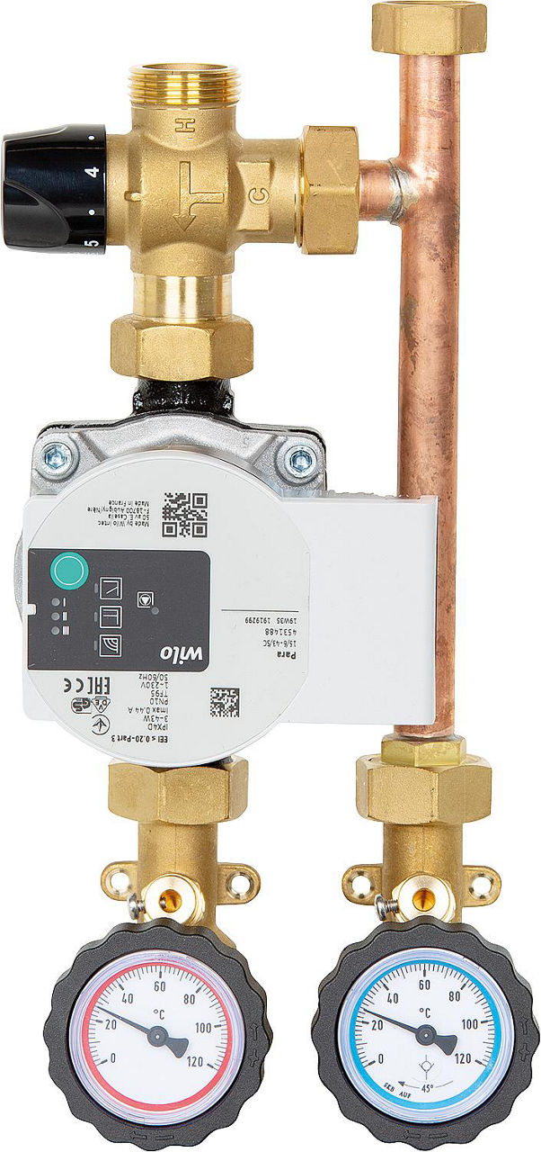 Module de circuit de chauffage Easyflow thermique, circulateur Wilo Para 15/6SC, pour Modulbox
