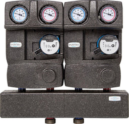 Groupe collecteur modulaire Evenes 2x circuit direct, DN25 (1")