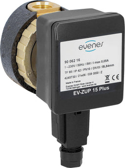 Circulateur sanitaire Evenes EV ZUP 15 Plus, DN15 (1/2") femelle