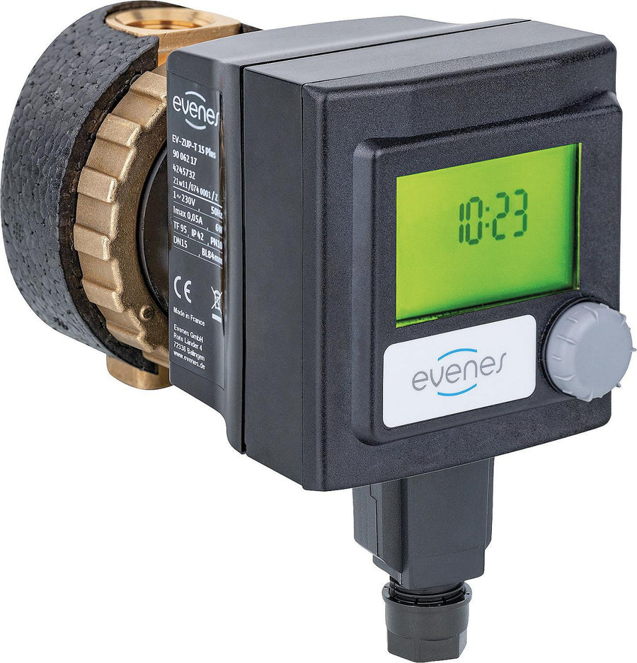 Circulateur sanitaire Evenes EV ZUP-T 15 Plus, DN15 (1/2") femelle