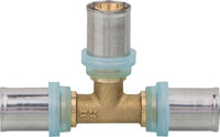 Tee equal to crimp evenes for multi-layer pipe