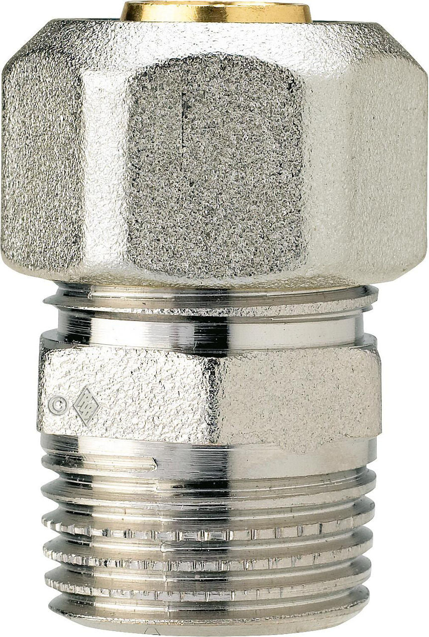Raccord à bague de serrage pour multicouche avec filétage mâle evenes