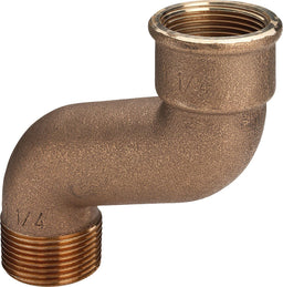 Raccord fileté bronze coude en S décalé 70 mm F/M Type 3004 DN 25 (1")