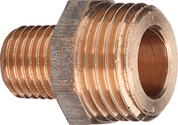 Raccord fileté bronze mamelon réduit M/M à étanchéité plate/conique Type 3247