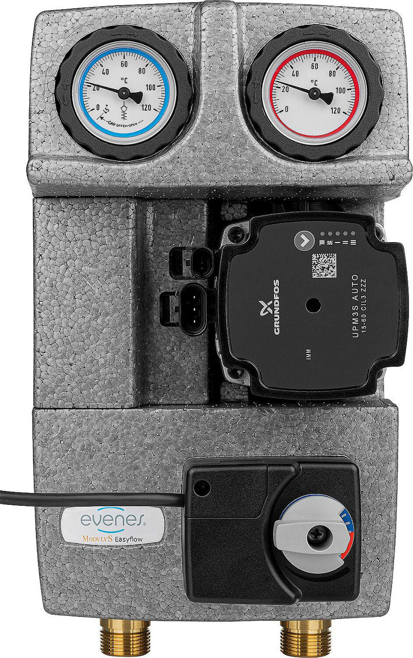 Module hydraulique Easyflow DN20 (3/4") avec vanne 3 voies et servomoteur
