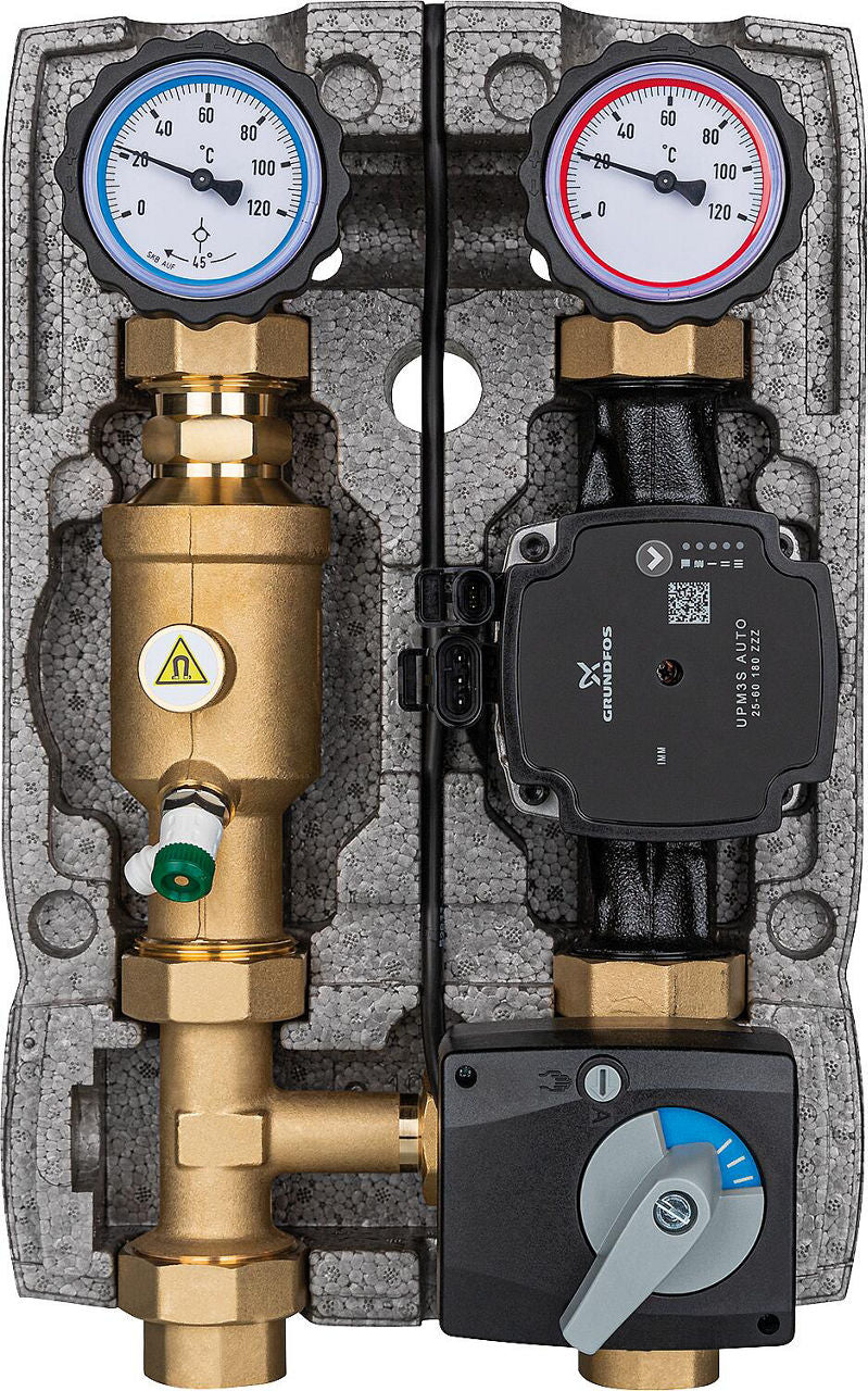 Kit circuits de chauffage Easyflow DN 25 (1") avec mélangeur 3 voies et Séparateur de magnétite