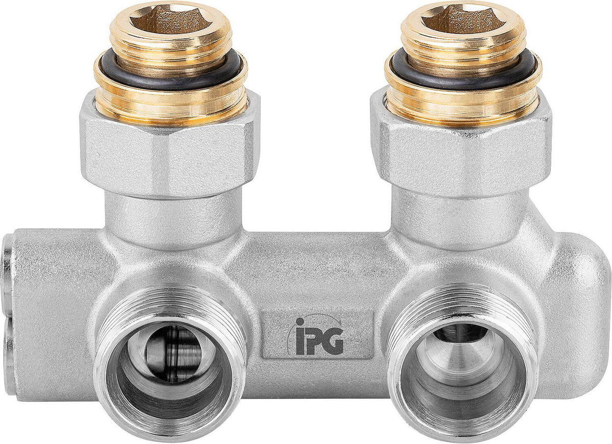 Pièce de déviation DN 15 (1/2") mâle × eurocône DN 20 (3/4") avec nipple de transition