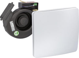 Insert de ventilateur evenes EC, avec programmes horaires, façade comprise, DN 75