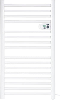 Radiateur sèche-serviettes électrique en aluminium Fantasia Dry, mode séchage, blanc RAL 9016