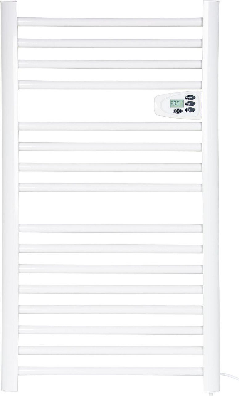 Radiateur sèche-serviettes électrique en aluminium Fantasia Dry, mode séchage, blanc RAL 9016