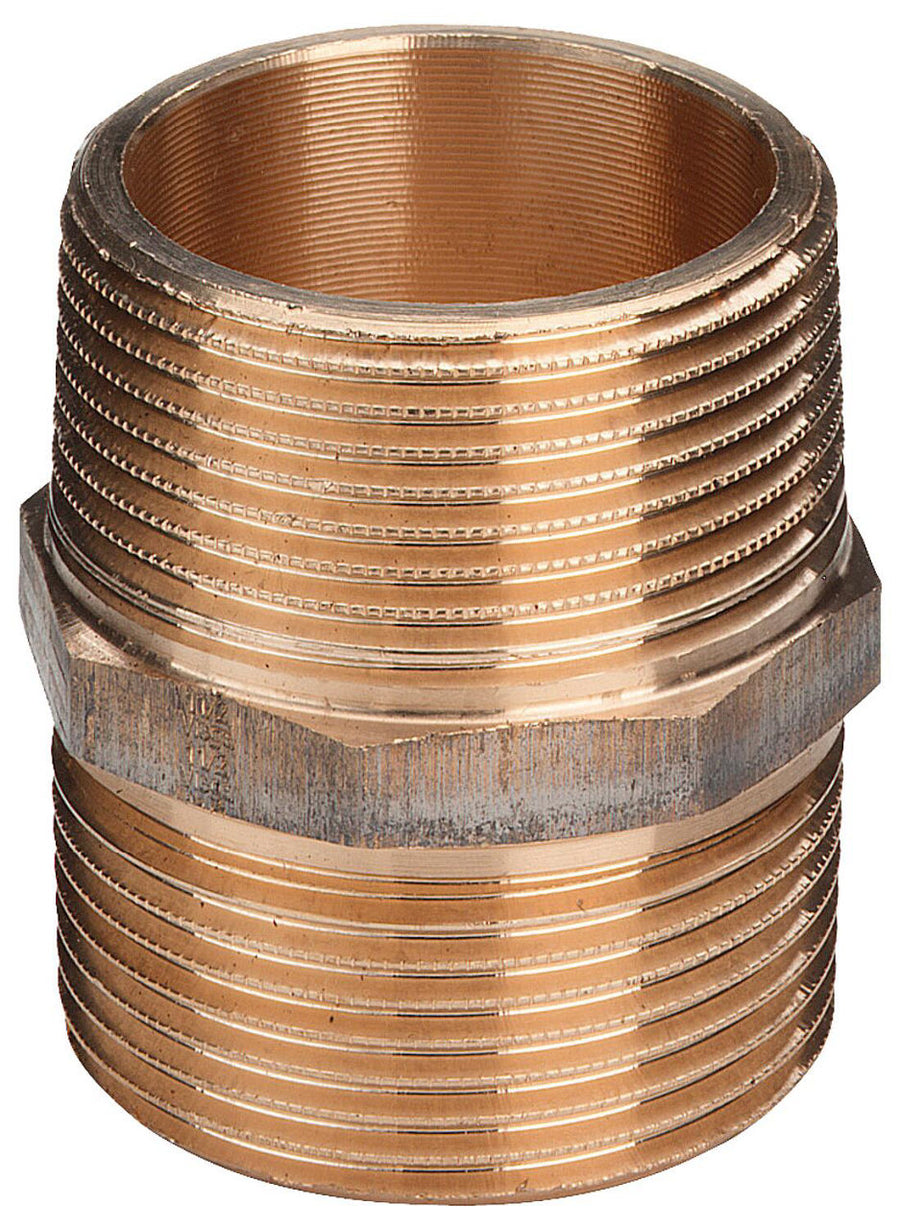 Raccord fileté bronze mamelon double M/M Type 3280