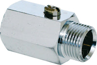 Mini robinet à boisseau sphérique laiton femelle × mâle, commande tournevis