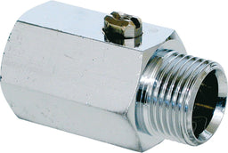 Mini robinet à boisseau sphérique laiton femelle × mâle, commande tournevis