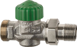 Corps de vanne thermostatique IMI Heimeier Eclipse 300 DN 15 (1/2") × eurocône DN 20 (3/4") droit, mâle