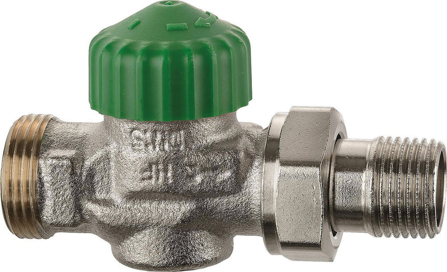 Corps de vanne thermostatique IMI Heimeier Eclipse 300 DN 15 (1/2") × eurocône DN 20 (3/4") droit, mâle