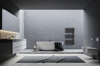 Radiateur sèche-serviettes Garda, noir mat RAL 9005
