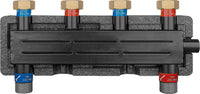 Collecteur-répartiteur combiné Evenes type VTW 2 à écrou tournant DN 20 (3/4") – 50 kW, 2 m³/h