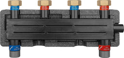 Collecteur-répartiteur combiné Evenes type VTW 2 à écrou tournant DN 20 (3/4") – 50 kW, 2 m³/h