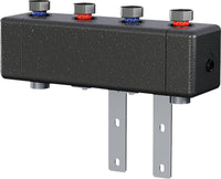 Collecteur-répartiteur combiné Evenes type VTW 3 à écrou tournant DN 40 (1"1/2) – 70 kW, 3 m³/h