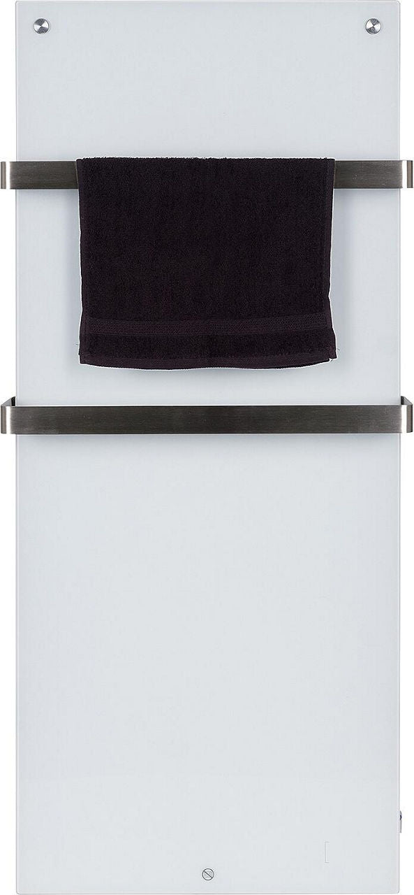 Radiateur sèche-serviettes infrarouge Sani Wi-Fi, verre