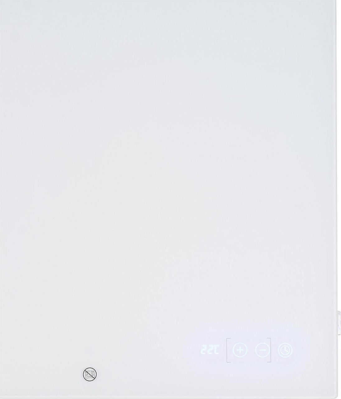 Radiateur sèche-serviettes infrarouge Sani Wi-Fi, verre