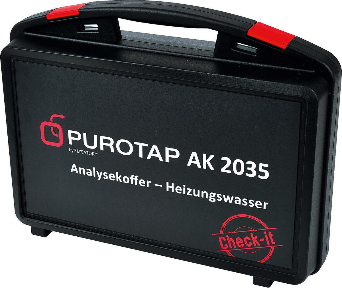 Kit d'analyse de l'eau AK-2035, en mallette