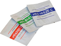 Poudres tampon pH 4,00 / 6,86 / 9,18 pour instrument de mesure universel, 3 sachets
