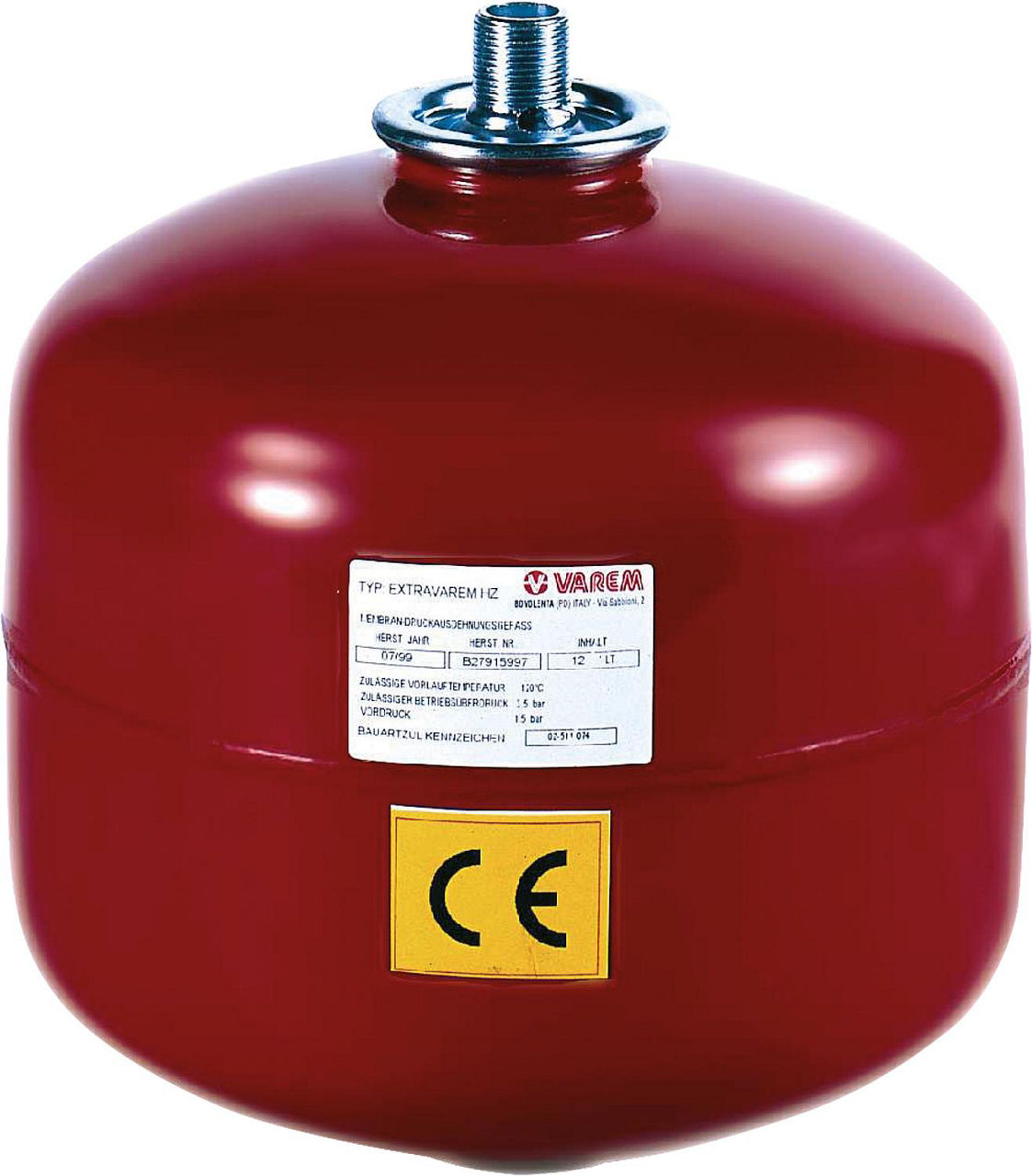 Vase d'expansion à membrane VAREM Extravarem LR CE