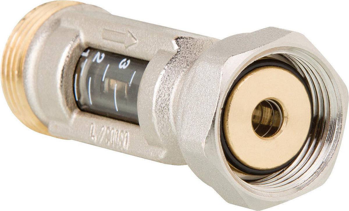 Débitmètre 1-4 l/min eurocône DN 20 (3/4"), longueur 72 mm