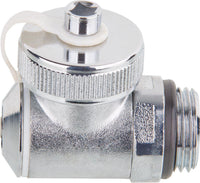 Robinet de remplissage et de vidange DN 15 (1/2") autoétanche pivotant, laiton nickelé