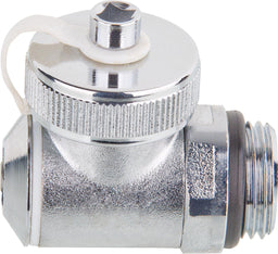Robinet de remplissage et de vidange DN 15 (1/2") autoétanche pivotant, laiton nickelé