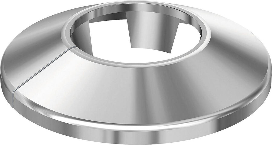 Rosace à serrage RVC chromée pour tube de radiateur
