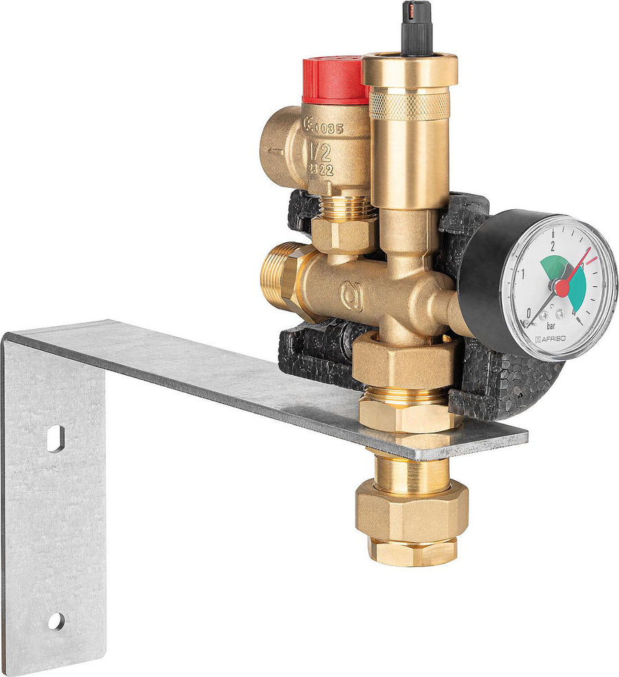 Groupe de raccordement de vase compact pour chauffage