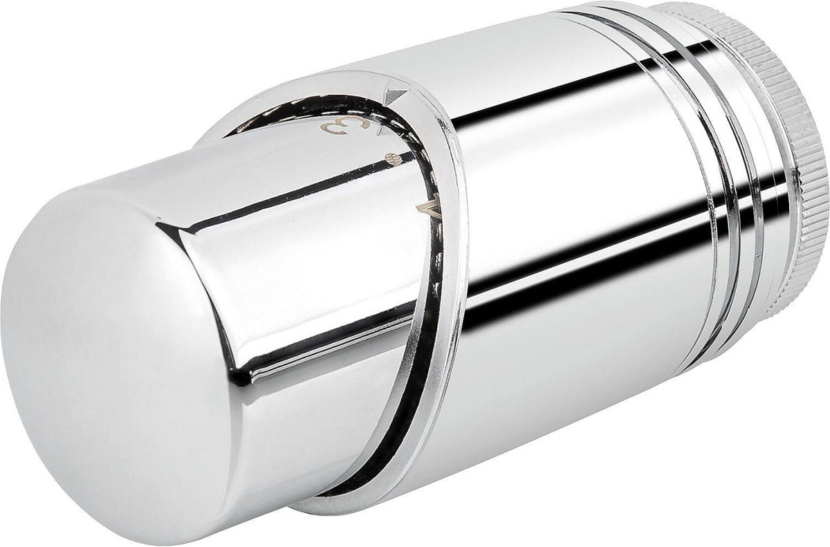 Tête thermostatique design 2TT chromée M30 x 1,5, sonde à liquide