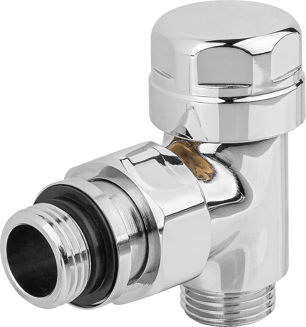 Vanne thermostatique design 100TA chromée DN 15 (1/2") équerre