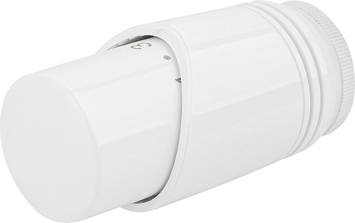 Tête thermostatique design 2TT blanche M30 x 1,5, sonde à liquide