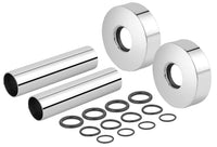 Set de 2 rosaces simples et 2 habillages de tube 70 mm pour tube Ø 12-16 mm