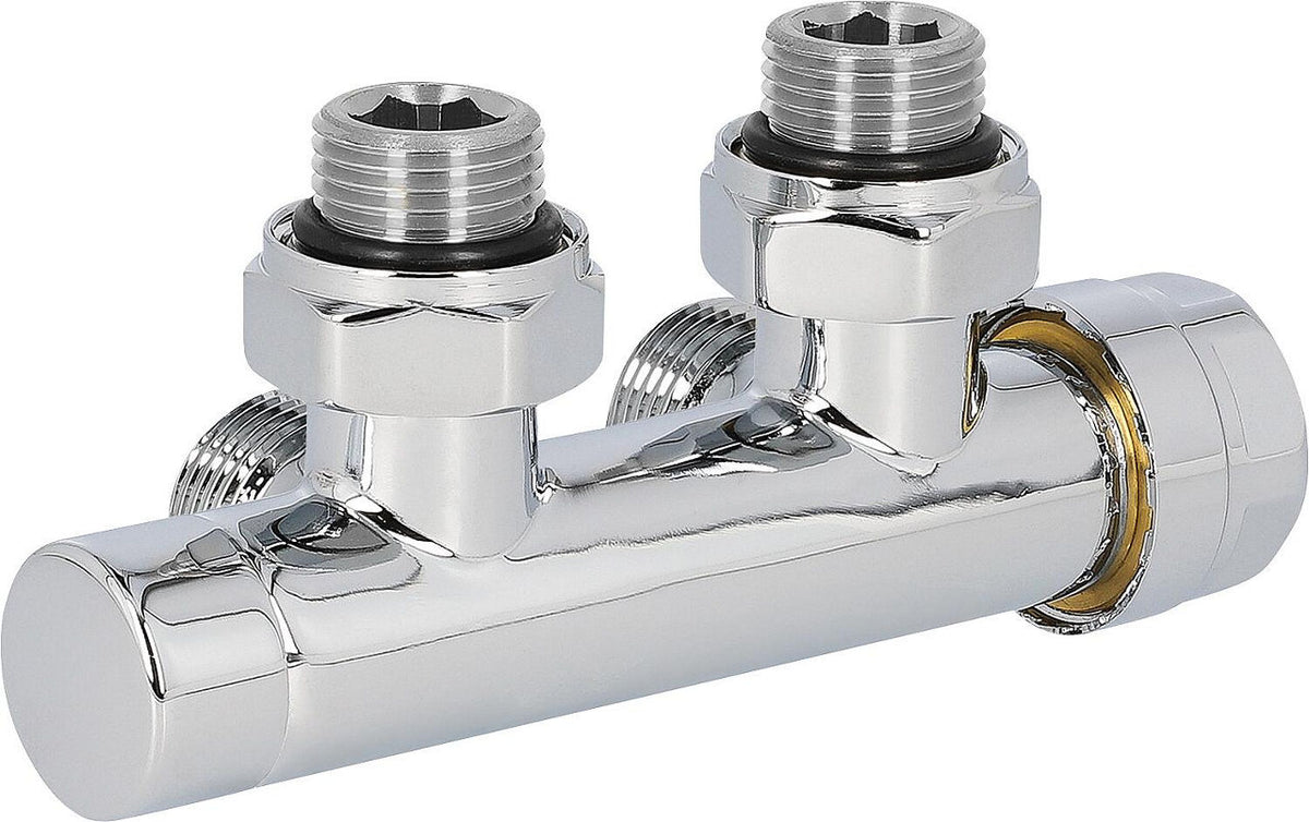 Bloc de robinet thermostatique design 343/344TA chromé DN 20 (3/4")