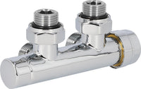 Bloc de robinet thermostatique design 343/344TA chromé DN 20 (3/4")