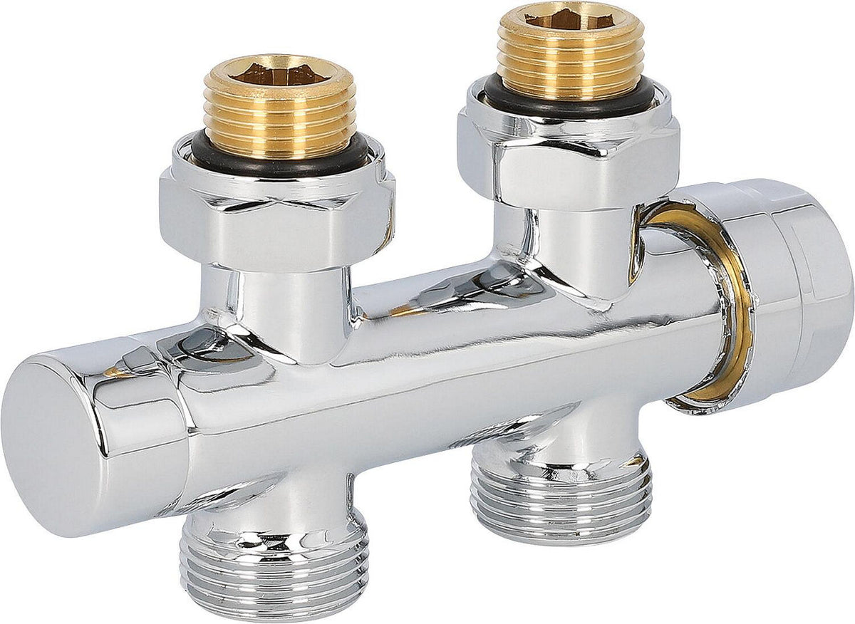 Bloc de robinet thermostatique design 343/344TA chromé DN 20 (3/4")