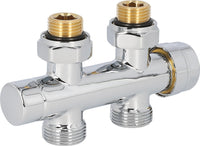 Bloc de robinet thermostatique design 343/344TA chromé DN 20 (3/4")