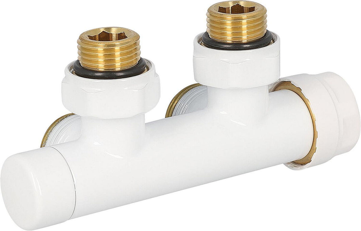 Bloc de robinet thermostatique design 343/344TB blanc DN 20 (3/4")