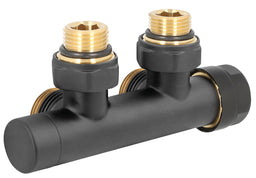 Bloc de robinet thermostatique design 343/344NN noir DN 20 (3/4")