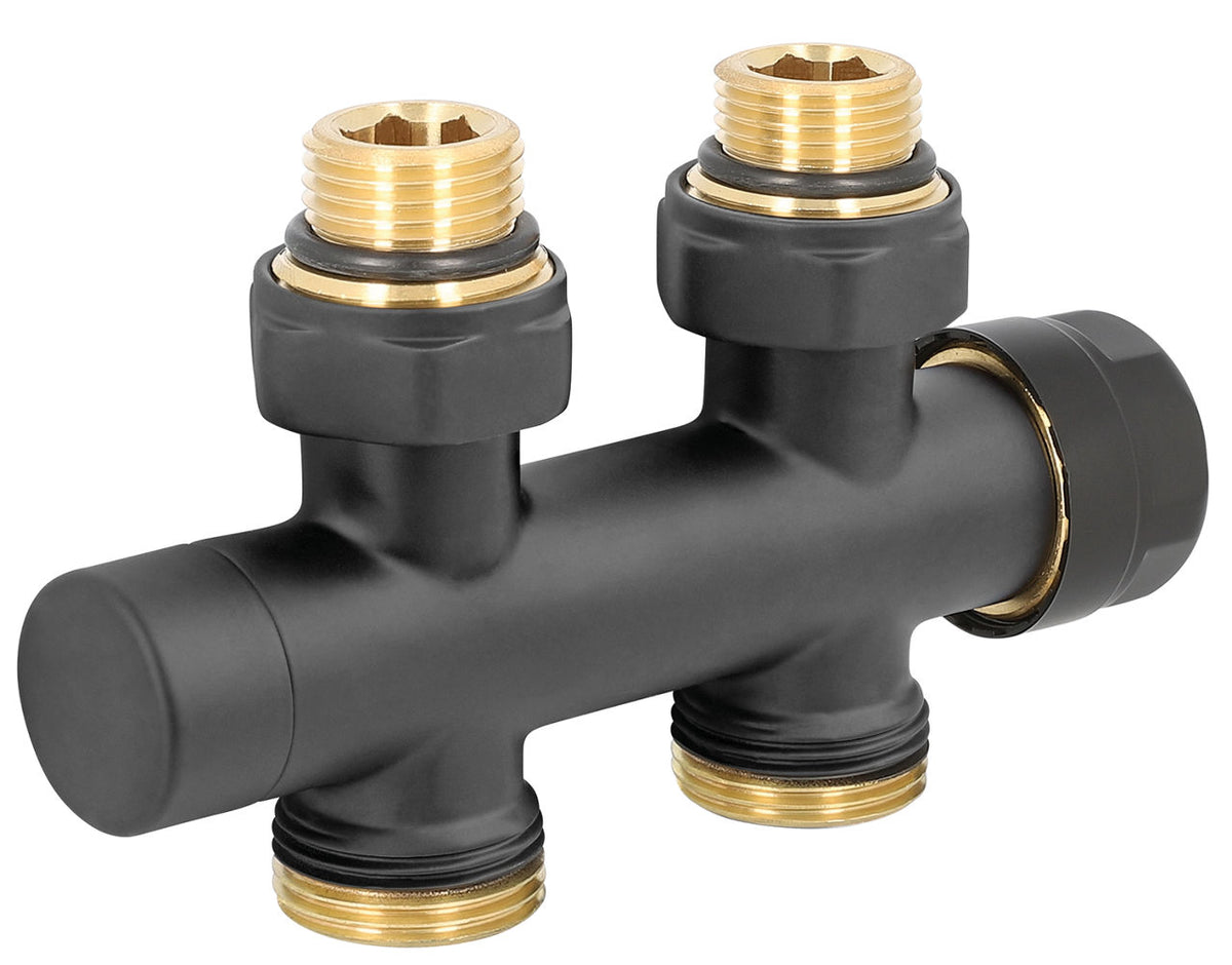 Bloc de robinet thermostatique design 343/344NN noir DN 20 (3/4")