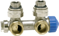 Vanne thermostatique IMI Multilux pour radiateur à raccordement central, monotube