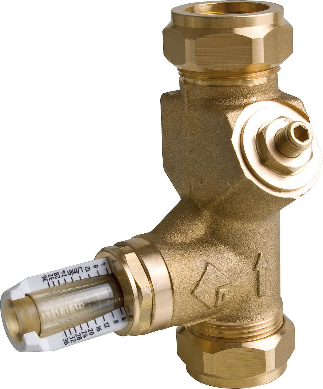 Vanne d'équilibrage WATTS® WattFlow BP SRV-KVSR, raccord à compression 22 mm
