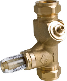 Vanne d'équilibrage WATTS® WattFlow BP SRV-KVSR, raccord à compression 22 mm