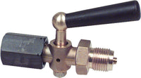 Robinet d'arrêt de manomètre AFRISO en laiton, DN 15 (1/2"), PN 16