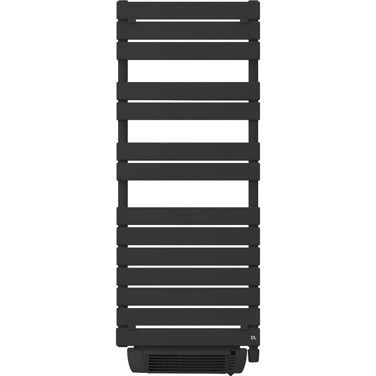 Radiateur sèche-serviettes électrique DeLonghi Cobalto avec ventilateur, anthracite RAL 9004