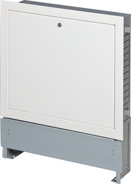 Coffret de distribution encastrable Waterlo VU/L blanc avec devanture laquée